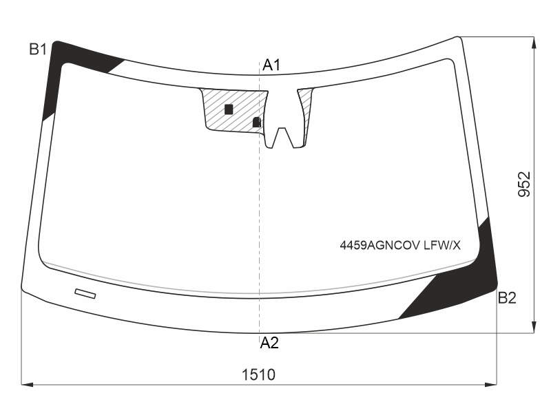 Стекло лобовое камера