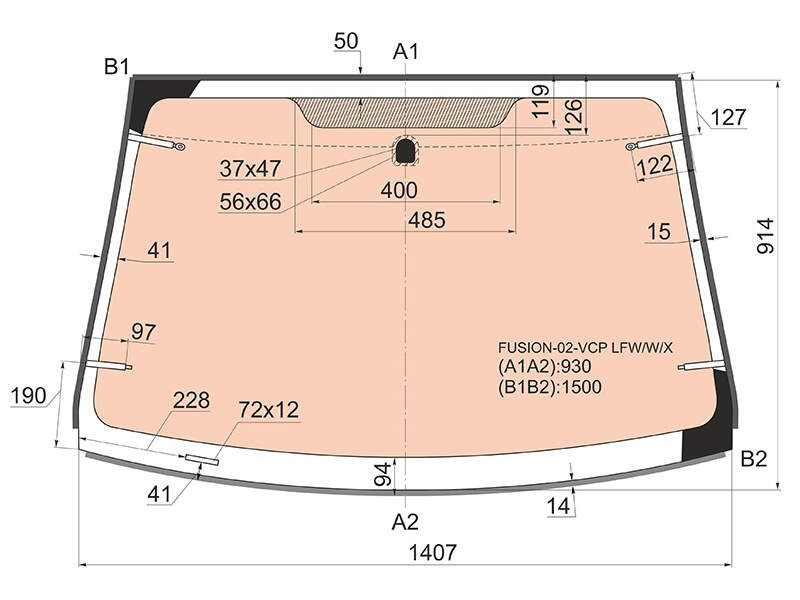 Стекло лобовое обогрев полный