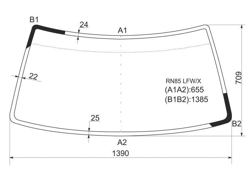 Стекло лобовое