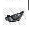 Фара hyundai solaris 10-14  tyc 20-e312-05-2b