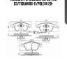 Колодки тормозные перед vag q3/tiguan 08-11/polo vi 20-