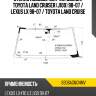Стекло лобовое датчик дождя toyota land cruiser j100 98-07  agc 8306agngnmv