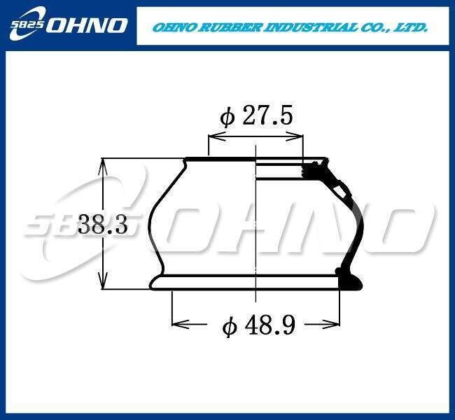 5-825 пыльник рулевого наконечника 5`825  dc5681