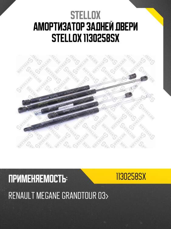 Амортизатор задней двери, renault megane grandtour 03-