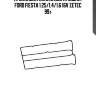 Прокладка клапанной крышки!\ ford fiesta 1.25/1.4/1.6 16v zetec 99>