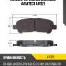 Колодки тормозные дисковые avantech av0121