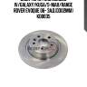Диск торм. ford mondeo iv/galaxy/kuga/s-max/range rover evoque 06- зад.(d302mm) kd0035