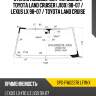 Стекло лобовое датчик дождя toyota land cruiser j100 98-07  sat spg-fw02378 lfw/x