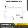 Стекло лобовое левое freightliner argosy 99-11 xyg dw01380 lfw/lh/x