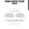 Колодки тормозные дисковые ceramic technology | зад | ngn 3502300