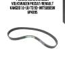 Ремень поликлиновой volkswagen passat/renault kangoo 1,6-1,8/td 93- mitsuboshi 6pk895