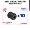 Комплект (10 шт) сайлентблоков задних тяг renault duster 4wd 11f1139x10 fiestroco
