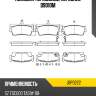 Колодки тормозные, передние d9010m jd jbp0222