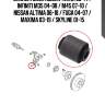Сайлентблок nissan teana 08-14 / infiniti m35 04-08 / m45 07-10 / nissan altima 06-18 / fuga 04-07 / maxima 03-19 / skyline 01-15