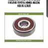 Подшипник генератора! denso 17x52x16\ toyota, honda, mazda, volvo, lexus