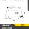 Стекло лобовое ford focus 98-04 kmk frdt0018