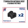Комплект (2 шт) втулок переднего стабилизатора mitsubishi lancer x 10j1006x2 fiestroco