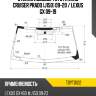 Стекло лобовое toyota land cruiser prado j150 09-20  kmk toyt0122