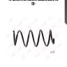 Пружина ходовой части | перед прав/лев | lynxauto sc1729