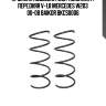 Пружина подвески (2шт комплект) передняя v-1,8 mercedes w203 00-08 baikor bkcs0006