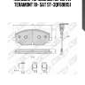 Колодки тормозные перед vw teramont 18- sat st-3qf698151