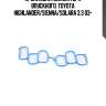 Прокладка коллектора впускного, toyota highlander/sienna/solara 3.3 03-