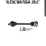 Привод левый! 521mm, 24473/ vw golf/golf plus/touran 1.9tdi 03>