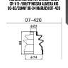 Пыльник шруса наружный honda cr-v 11-/внутр nissan almera n16 00-02/sunny 98-04 maruichi 07-420