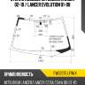 Стекло лобовое Mitsubishi Lancer 02-10  XYG FW02275 LFW/X