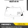 Стекло лобовое toyota crown majesta 95-99 xyg uzs157-r lfw/x