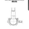 Опора шаровая задняя!\ mb ml w163 98>