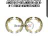 Колодки барабанные mitsubishi lancer ix 07-outlander 06-asx 10- (к-т)(170x32) ks029std kortex