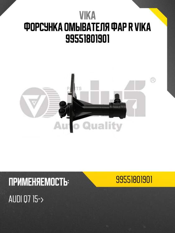 Форсунка омывателя фар r vika 99551801901