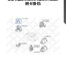 Опора двигателя правая at, honda hr-v 98-05