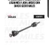 Привод в сборе левый renault logan mcv/lada largus (gkn 304511) gc01111 miles