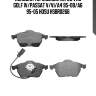 Колодки тормозные перед vag golf iv/passat v/vi/a4 95-08/a6 95-05 hosu hsbr0266