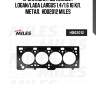 Прокладка гбц renault logan/lada largus 1.4/1.6 16 кл. метал.  hd02012 miles