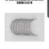 Be-38001 вкладыши шатунные 0.25 subaru ej15/16