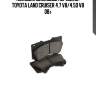 Колодки дисковые передние!\ toyota land cruiser 4.7 v8/4.5d v8 08>