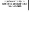 Ремкомплект рабочего тормозного цилиндра seiken 246-47461 (2436)