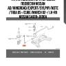 Тяга стабилизатора передней подвески nissan ad/wingroad/expert/sylphy/note/tiida 05-/cube/march 02-/ lh-rh nissan 54618-jx00a