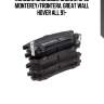 Колодки дисковые задние, opel monterey/frontera, great wall hover all 91-