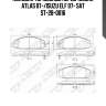 Колодки тормозные перед  nissan atlas 07-/isuzu elf 07- sat st-28-0016