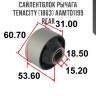 Сайлентблок рычага tenacity (1863) aamto1199 rear