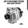 Генератор для а/м lada vesta, xray 1.6 200a (в компл. с предохр. 100а) lg0181 startvolt