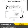 Стекло лобовое hyundai lavita 01-07  fuyao 4125agnbl