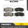 Колодки тормозные передние (без датчика) (смесь low-metallic) chevrolet captiva/opel antara 2.0d/2.4/3.2 07- (trw gdb1715) e400103 miles