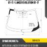 Стекло лобовое mitsubishi lancer 07-17  agc 5684agn