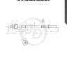 Тяга рулевая jd jsr0117