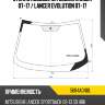 Стекло лобовое mitsubishi lancer 07-17  fuyao 5684agnbl